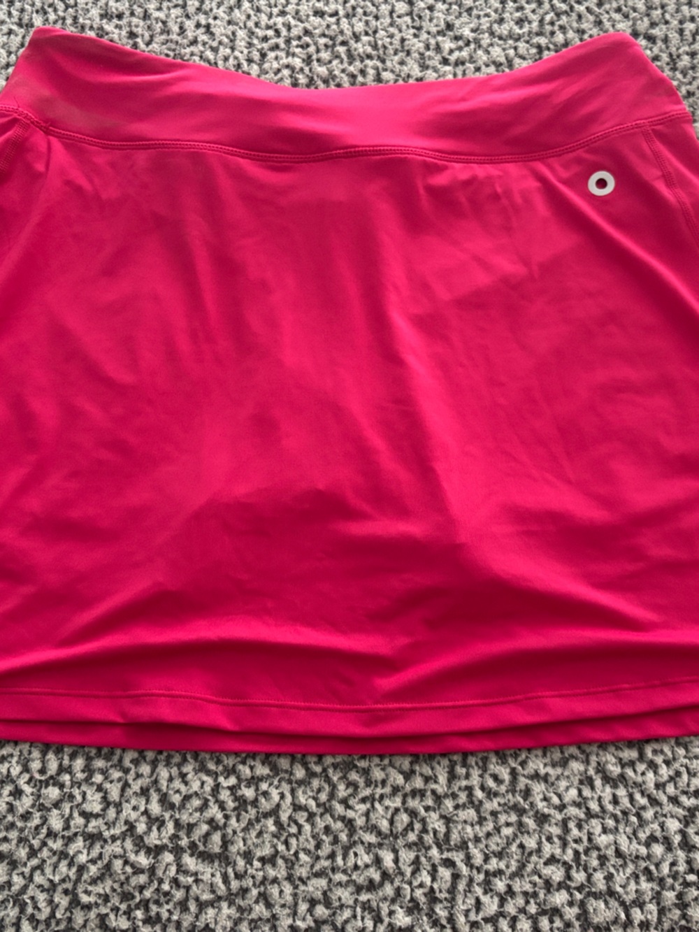 Women's Hot Pink Athletic Skater Skort with built in shorts